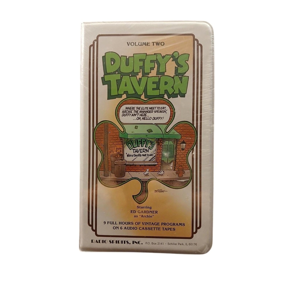New Radio Spirits: Duffy's Tavern Vol. 2 (6 Cassette Tapes)Old Time Radio #Cass1